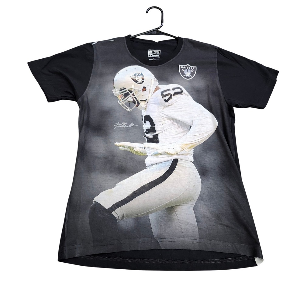 NFL Pro Line Fanatics Las Vegas Raiders Khalil Mack Graphic T-Shirt Mens Small S